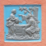 Picture of wall plaque, Portmeirion, (c) 2008 John Rye